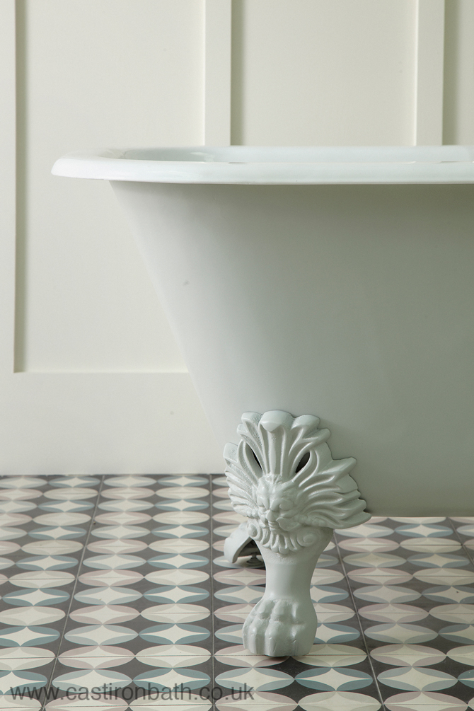 The Cast Iron Bath Company: Pattern in the Bathroom