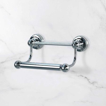 Traditional Bar Toilet Paper Holder - Chrome