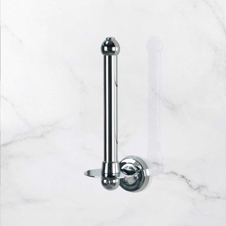 Traditional Spare Toilet Roll Holder - Chrome