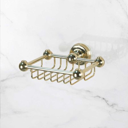 Traditional Wall Mounted Soap Dish - Living Brass
