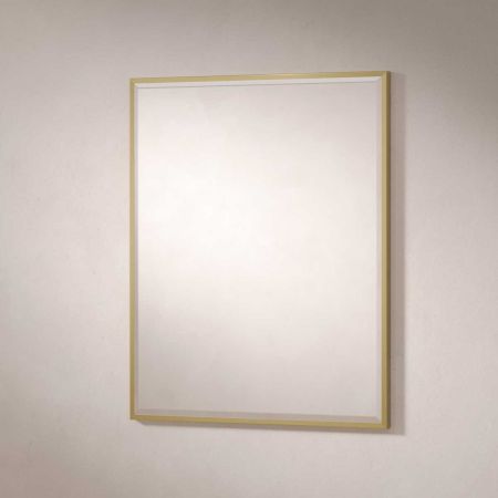 Traditional Fixed 24" x 30" Rectangular Mirror - Timeless Brass