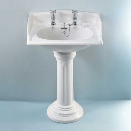 Silverdale Victorian Basin 635mm with Pedestal