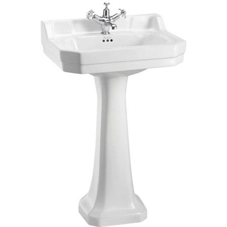 The Burlington Regal Edwardian Medium Basin & Pedestal