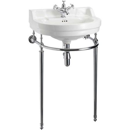 The Burlington Round Edwardian Medium Basin & Wash Stand