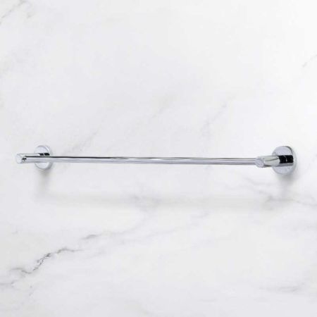 Contemporary Collection Single Towel Rail - Chrome