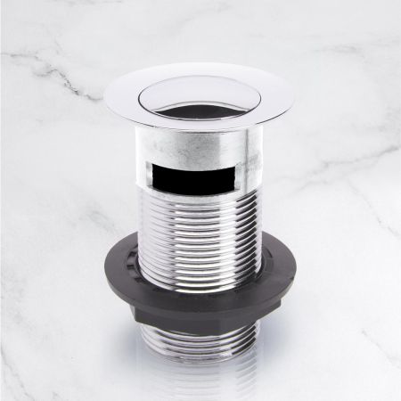 Slotted Click Clack Waste - Polished Nickel