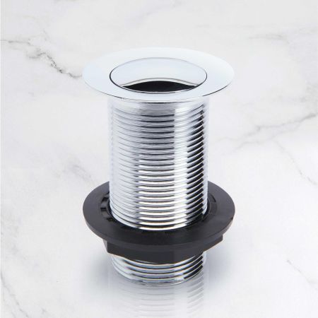 Unslotted Click Clack Waste - Chrome