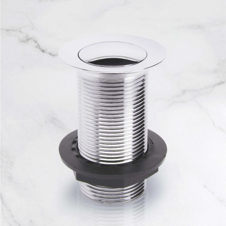 Unslotted Click Clack Waste - Polished Nickel
