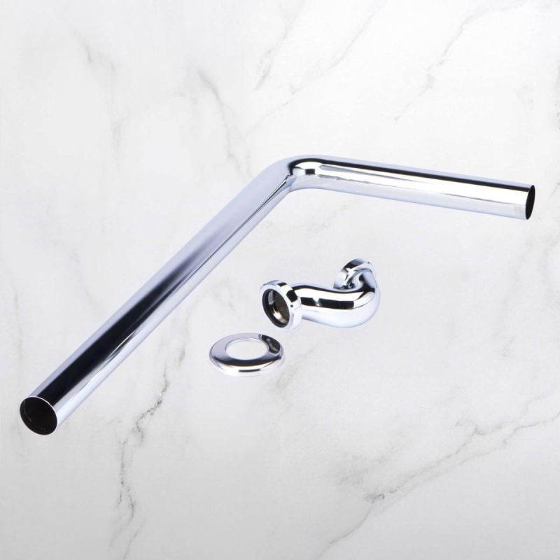 Shallow Seal Bath Trap Longer - Chrome