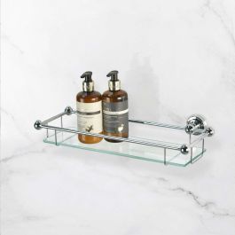 Traditional Collection Gallery Shelf - Chrome