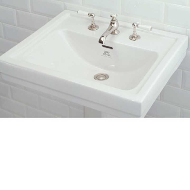 Lefroy Brooks Metropole Basin & Pedestal 62cm LB7301, LB7304