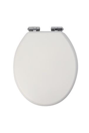 The Cast Iron Bath Company - Tamar Toilet Seat - Matt White - Top View