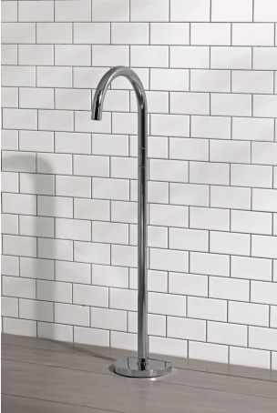 Bath Spout - Floor Mounted - Chrome