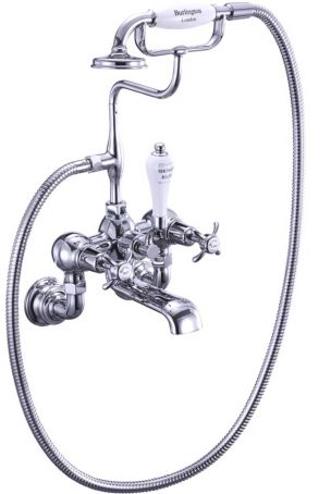 Burlington Anglesey Regent Bath Shower Mixer - Wall Mounted