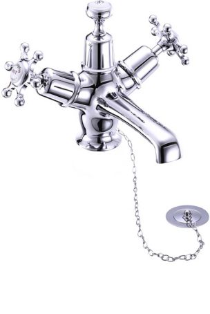 Burlington Birkenhead Basin Mixer with Plug and Chain