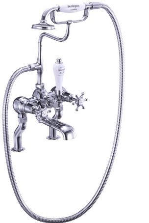 Burlington Birkenhead Bath Shower Mixer - Deck Mounted