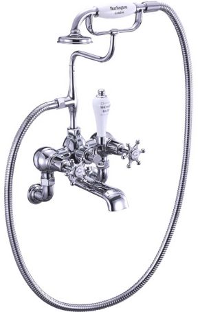 Burlington Birkenhead Bath Shower Mixer - Wall Mounted