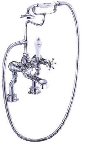 Burlington Birkenhead Regent Bath Shower Mixer - Deck Mounted