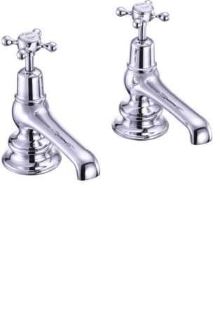 Burlington Claremont Regent Bath Pillar Taps