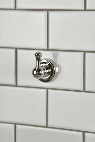 Traditional Single Robe Hook - Polished Nickel