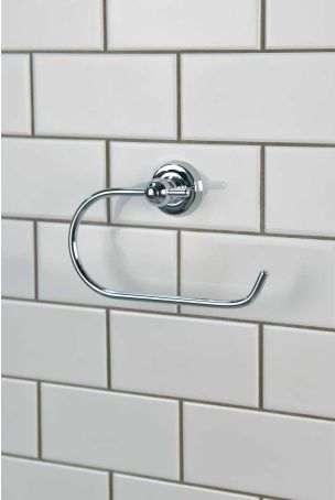 Traditional Wire Toilet Paper Holder - Chrome