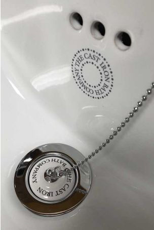 The Cast Iron Bath Company Basin Plug and Chain