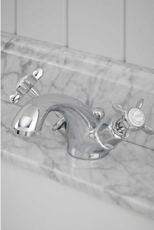 Aysgarth X Top Monobloc Basin Mixer Chrome