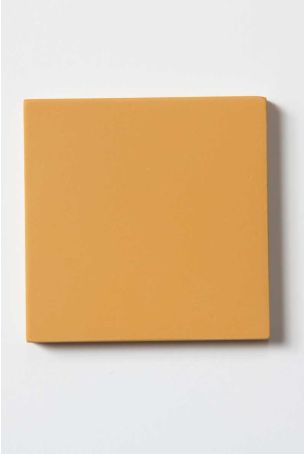 Concrete Basin Colour Sample Tile - Ochre Yellow