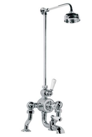 Lefroy Brooks Godolphin Deck Mounted Exposed  Thermostatic Bath And Mixing Valve