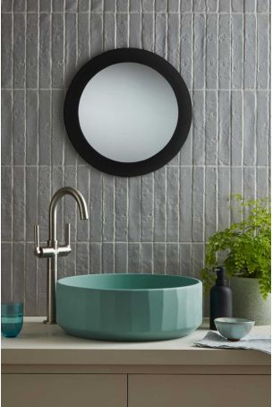 Franz Round Concrete Basin 42 Diameter - Freestanding - Seafoam Green