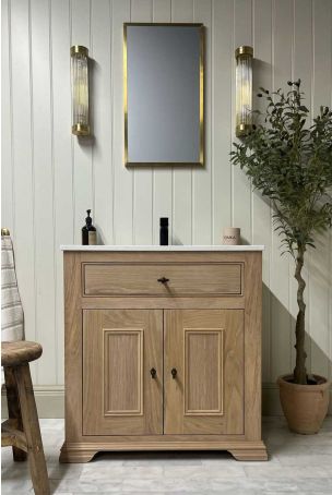Keswick 800mm Traditional 2 Door Single Vanity Unit