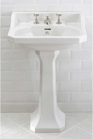 Lefroy Brooks Charterhouse 62cm Basin & Pedestal - LB7204 & LB7201/2/3