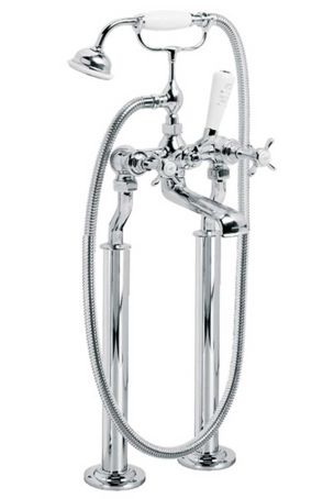 Lefroy Brooks Classic Bath Shower Mixer (3/4") With Standpipes (Not Suitable For Solid Floors) LB1144