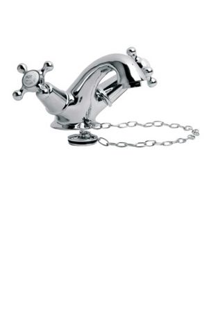 Lefroy Brooks Connaught Basin Monobloc With Stay Chain And Waste Kit CHS1189