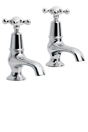 Lefroy Brooks Connaught Basin Pillar Taps (Pair) CH8022