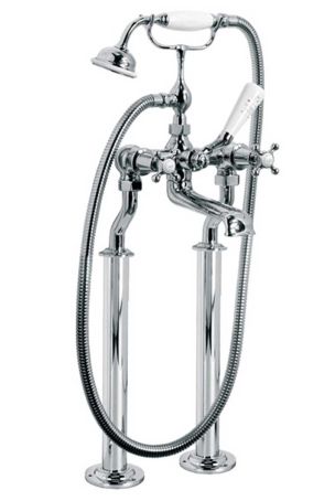 Lefroy Brooks Connaught Bath Shower Mixer (3/4") With Standpipes (Not Suitable For Solid Floors) CH1144