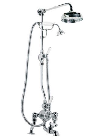 Lefroy Brooks Deck Mounted Bath & Mixing Valve 8"