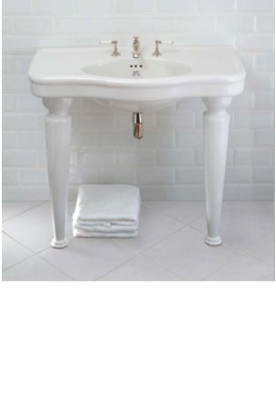 Lefroy Brooks La Chapelle Console Basin With Pair Of Legs 100cm LB7731