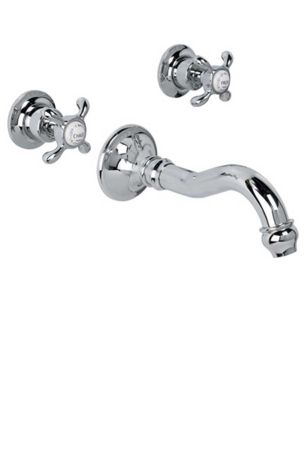 Lefroy Brooks La Chapelle Wall Mounted Three Hole Bath Mixer FH1290