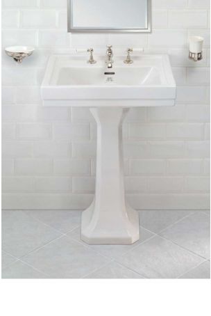 Lefroy Brooks Metropole Basin & Pedestal 62cm LB7301