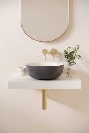Otto Stone Countertop Basin - Slate Grey