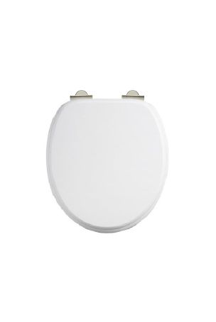 The Burlington Gloss White Toilet Seat Bar Hinge