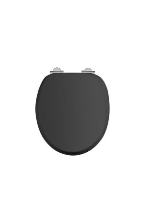 The Burlington Toilet Seat Soft Close Mahogany Coloured Finish