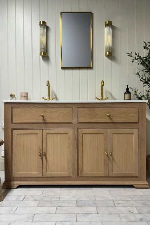 Grasmere 1500mm Traditional Door & Drawer Double Vanity Unit