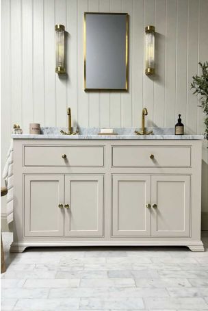 Grasmere 1300mm Traditional Door & Drawer Double Vanity Unit