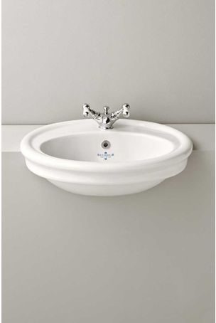 Silverdale Hillingdon Semi Recessed Basin 600mm