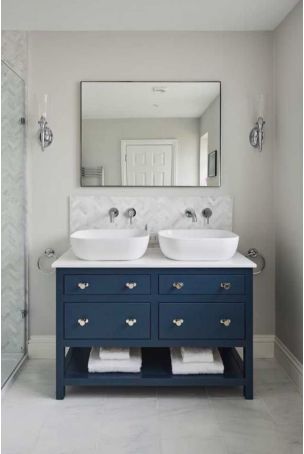 Sorrento 1300mm 4 Drawer Double Vanity Unit
