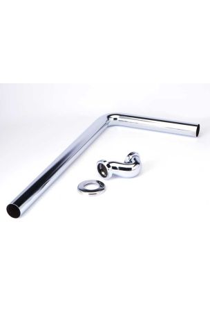 Shallow Seal Bath Trap Longer - Chrome