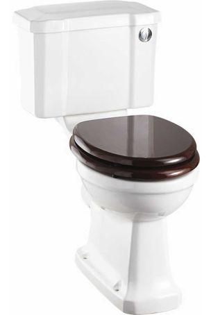 The Burlington Close Coupled Front Button  Slimline Toilet