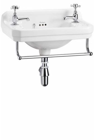 The Burlington Edwardian Cloakroom Basin & Towel Rail